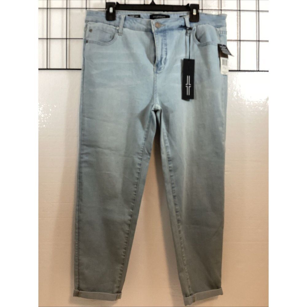 Liverpool Jeans Womens Size 16/33 Light Blue Stretch Blend Denim SKU# 59975